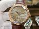 Perfect Replica Omega De Ville Rose Gold Bezel Brown Leather Watch (5)_th.jpg